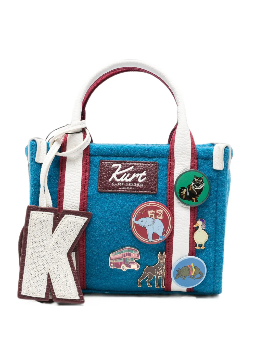 Kurt Geiger London XS Southbank logo-plaque tote bag