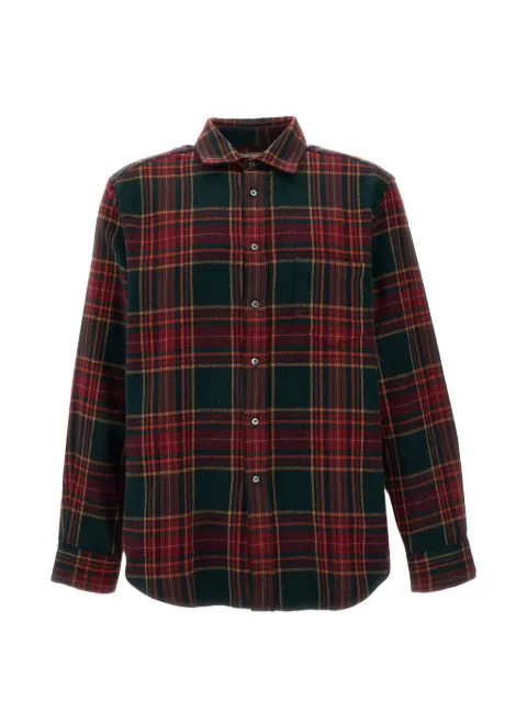 Portuguese Flannel Bravio plaid-check flannel shirt