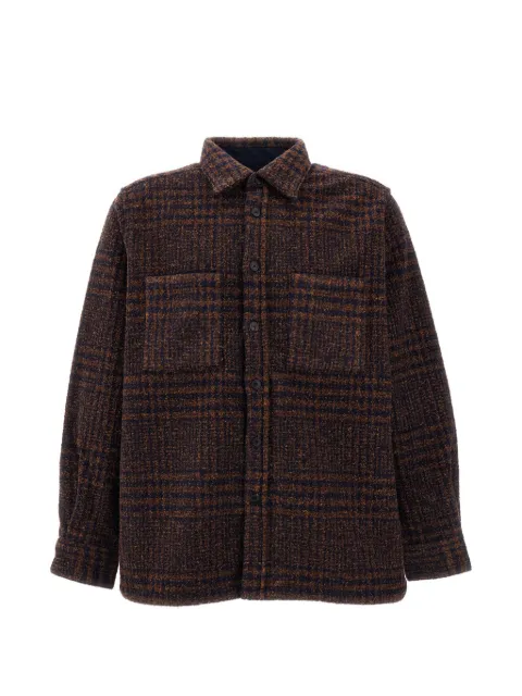 Portuguese Flannel Polaris check-pattern button-up jacket