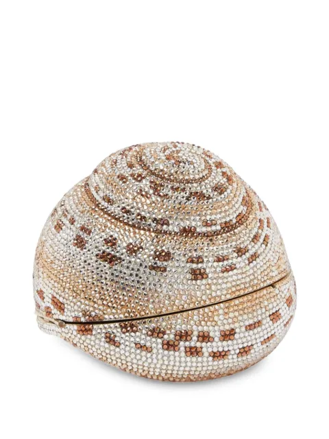 Judith Leiber Snail Shell Calico crystal-embellished mini bag