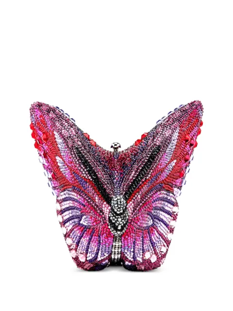 Judith Leiber Butterfly Aurora crystal-embellished mini bag