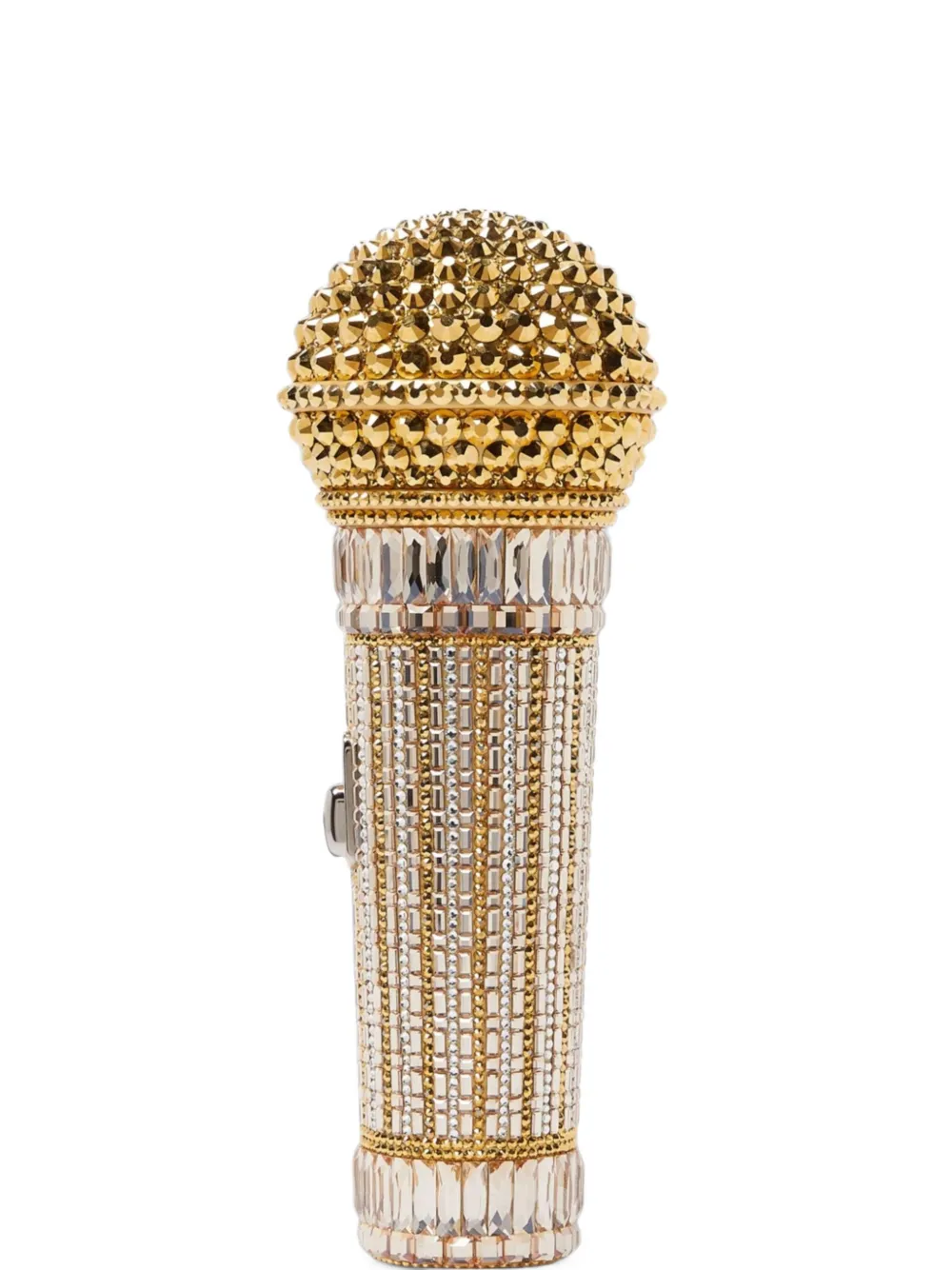 Judith Leiber Microphone Diva crystal-embellished mini bag