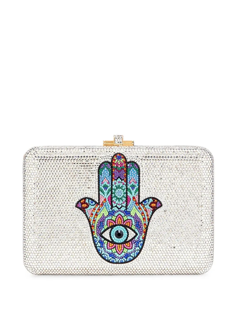 Judith Leiber Hamsa crystal-embellished mini bag