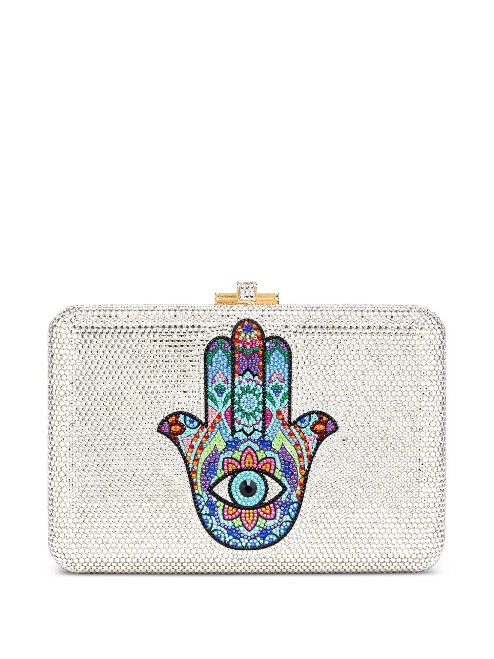 Judith Leiber Hamsa crystal-embellished mini bag