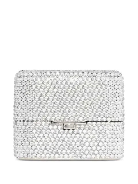 Judith Leiber Miniature Box Say Yes crystal-embellished tote bag