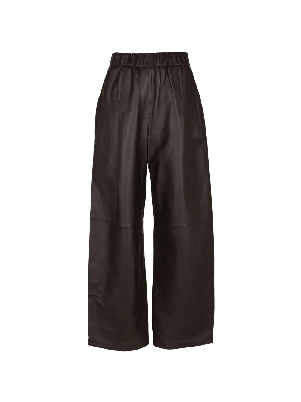 A.L.C. Palmer leather trousers - Marron