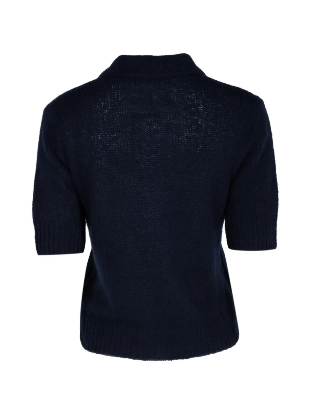 Lisa Yang Masy polotop met korte mouwen Blauw