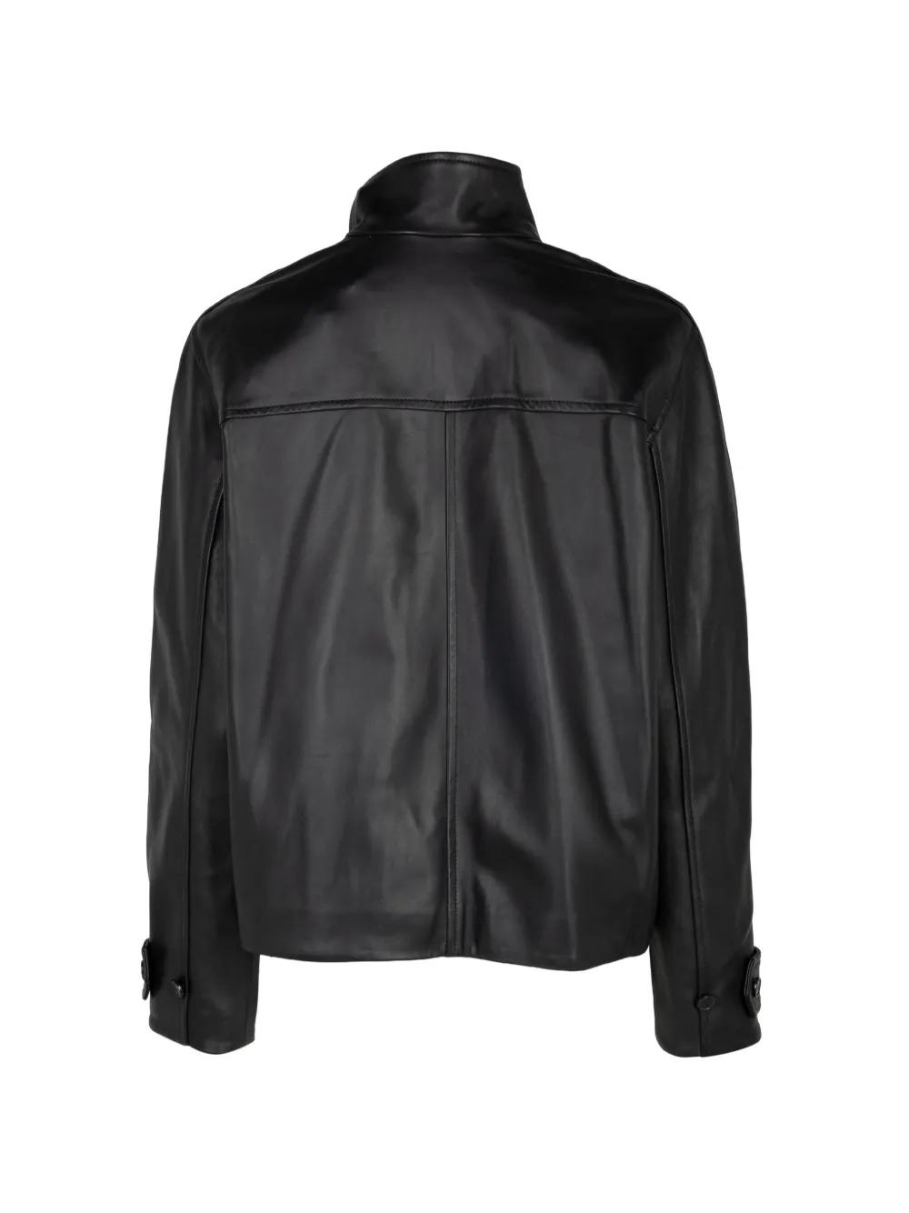 Proenza Schouler White Label Gio Lightweight leather jacket Zwart