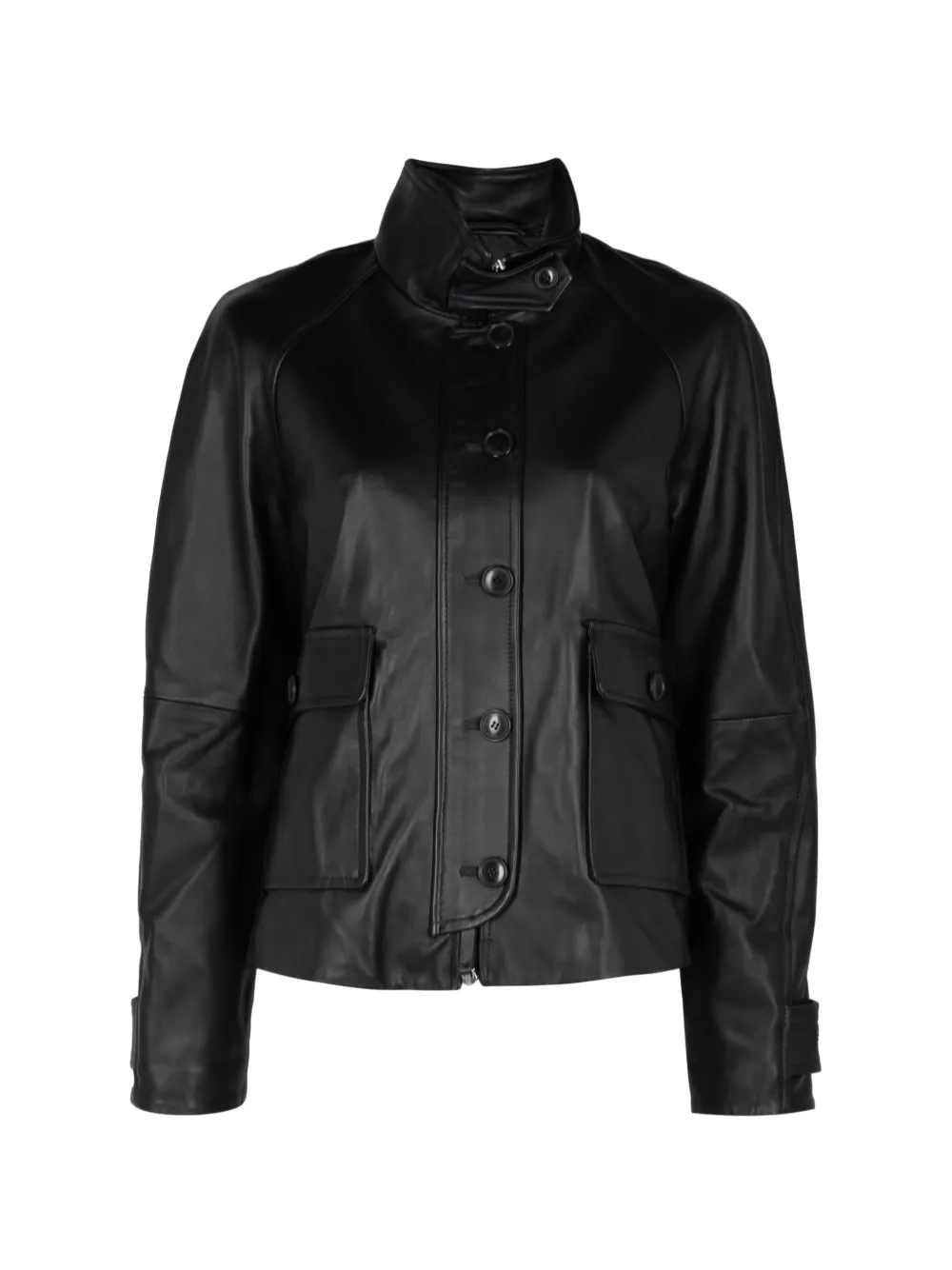Proenza Schouler White Label Gio Lightweight leather jacket - Noir Proenza Schouler White Label Gio Lightweight leather jacket - Noir