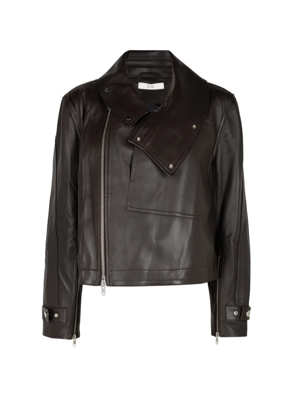 Co Flying leather jacket - Marrone