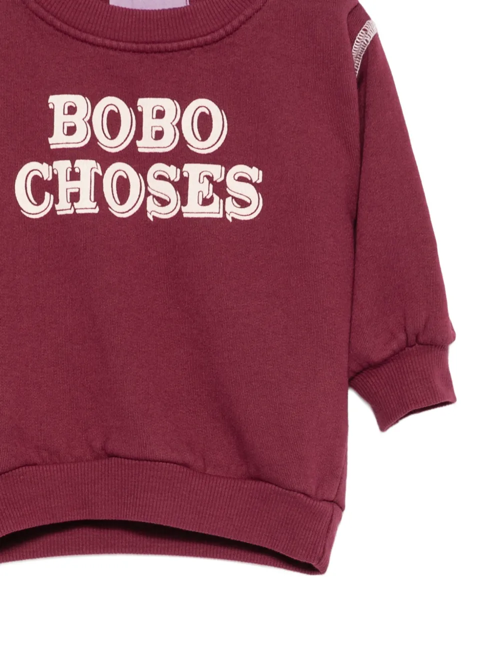 Bobo Choses Sweater met logoprint Rood