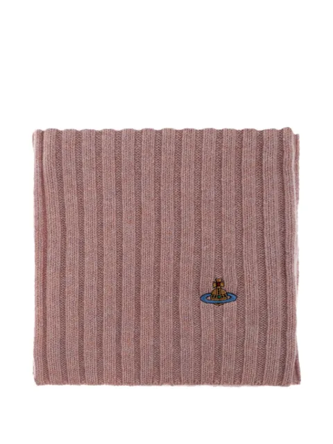 Vivienne Westwood ribbed cashmere scarf