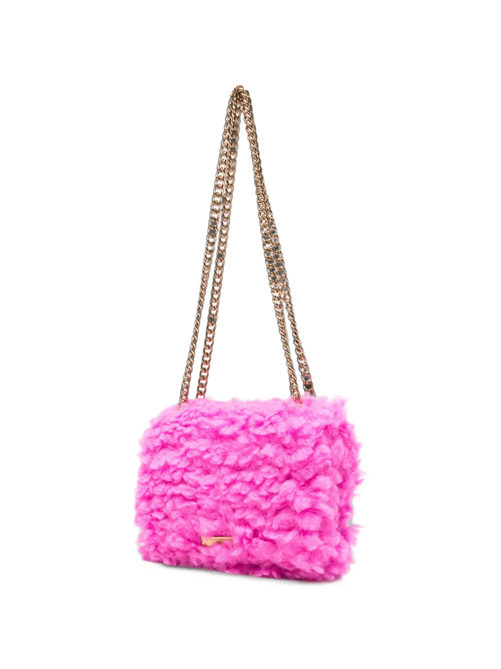 Kurt Geiger London Kensington mini-schoudertas van imitatielamswol Roze