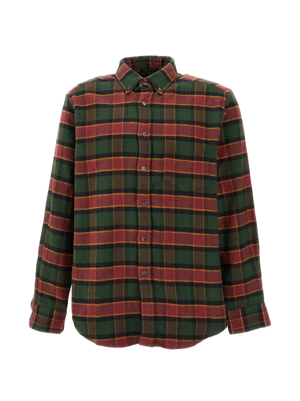 Portuguese Flannel Argila check-pattern shirt - Grün