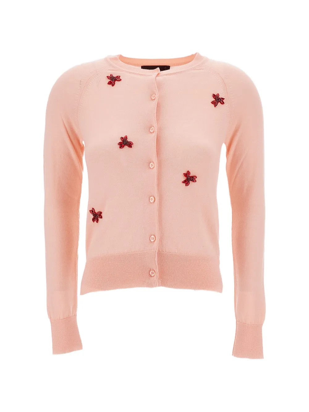 Simone Rocha crystal-embellished cardigan - Rosa