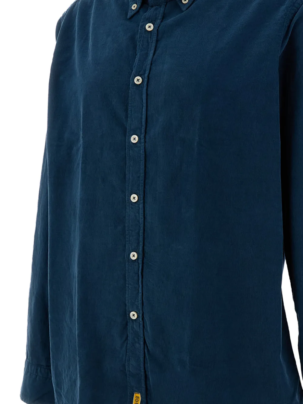 B.D. Baggies Bradford button-down corduroy shirt Blauw