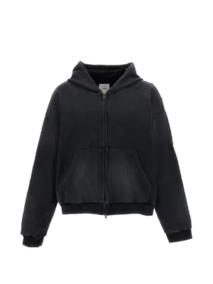 ROA ワッフルニット ジップ パーカー | ブラック | FARFETCH JP