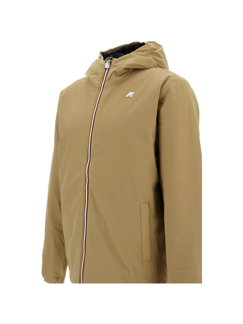 K-Way Jack met capuchon en rits Beige
