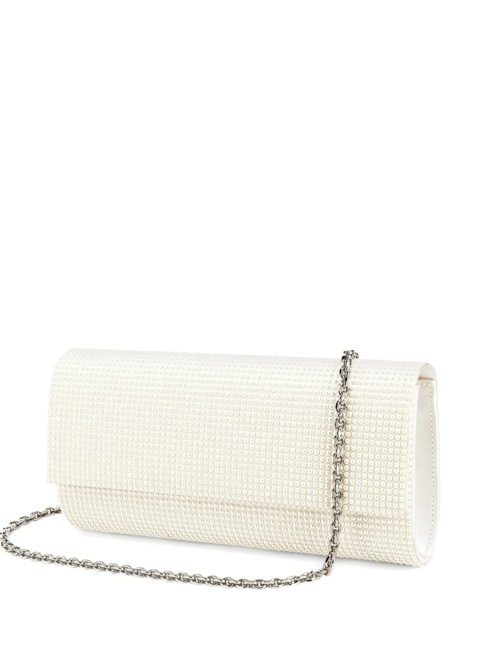 Judith Leiber Perry Pearls pearl-embellished clutch bag - Bianco