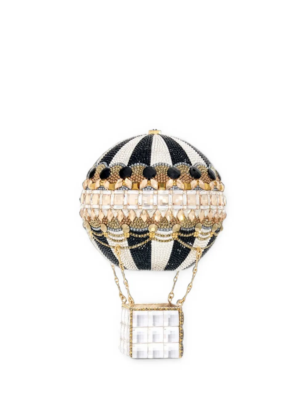 Judith Leiber crystal-embellished hot-air-balloon tote bag