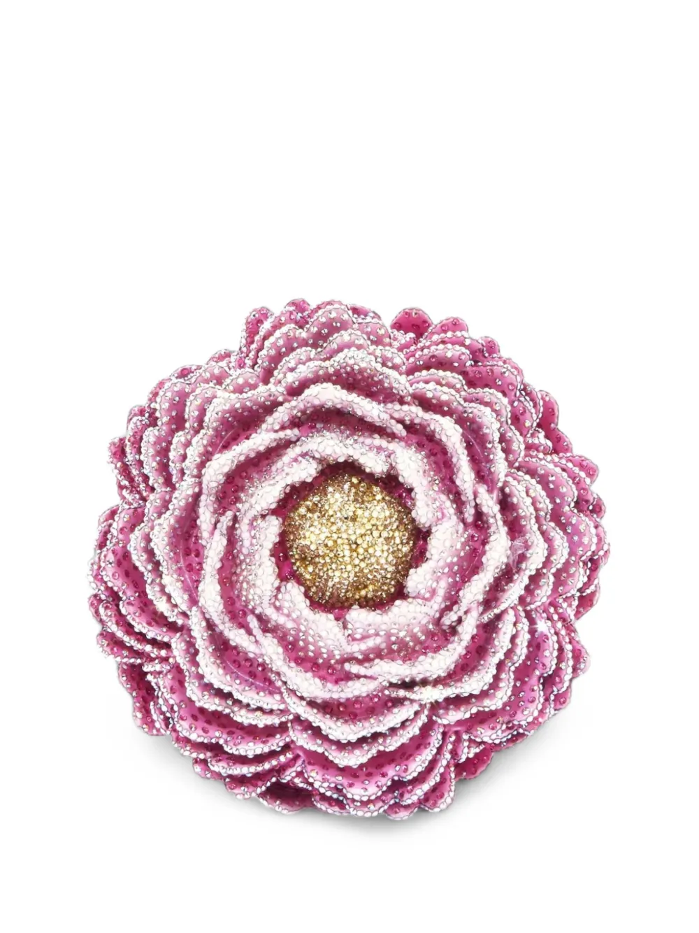Judith Leiber Peony crystal-embellished mini bag - Pink