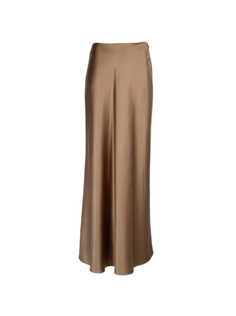 SIMKHAI  Nella satin-finish long skirt