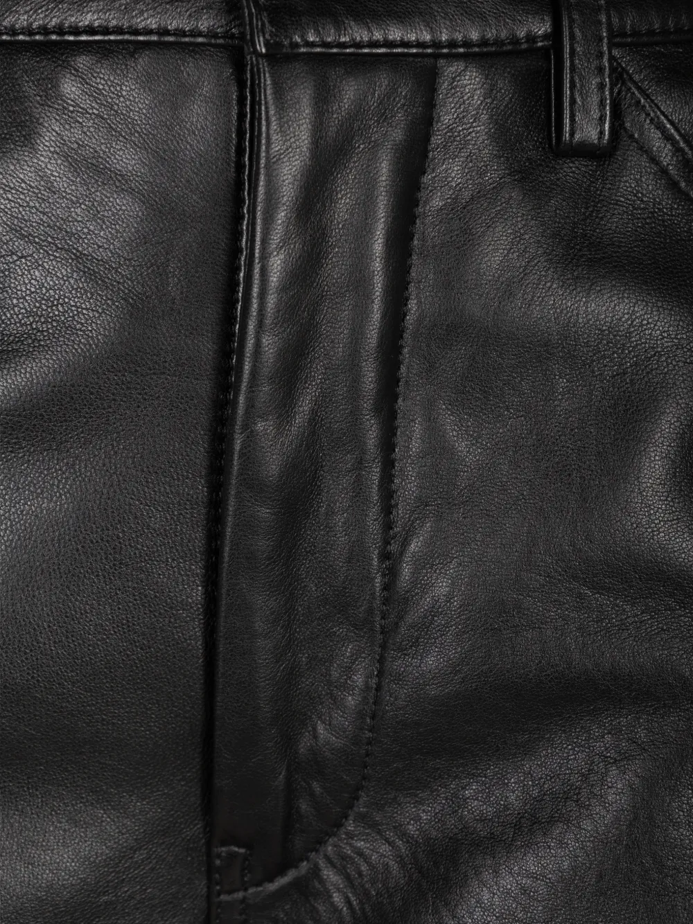 Nili Lotan Tribeca leren broek Zwart