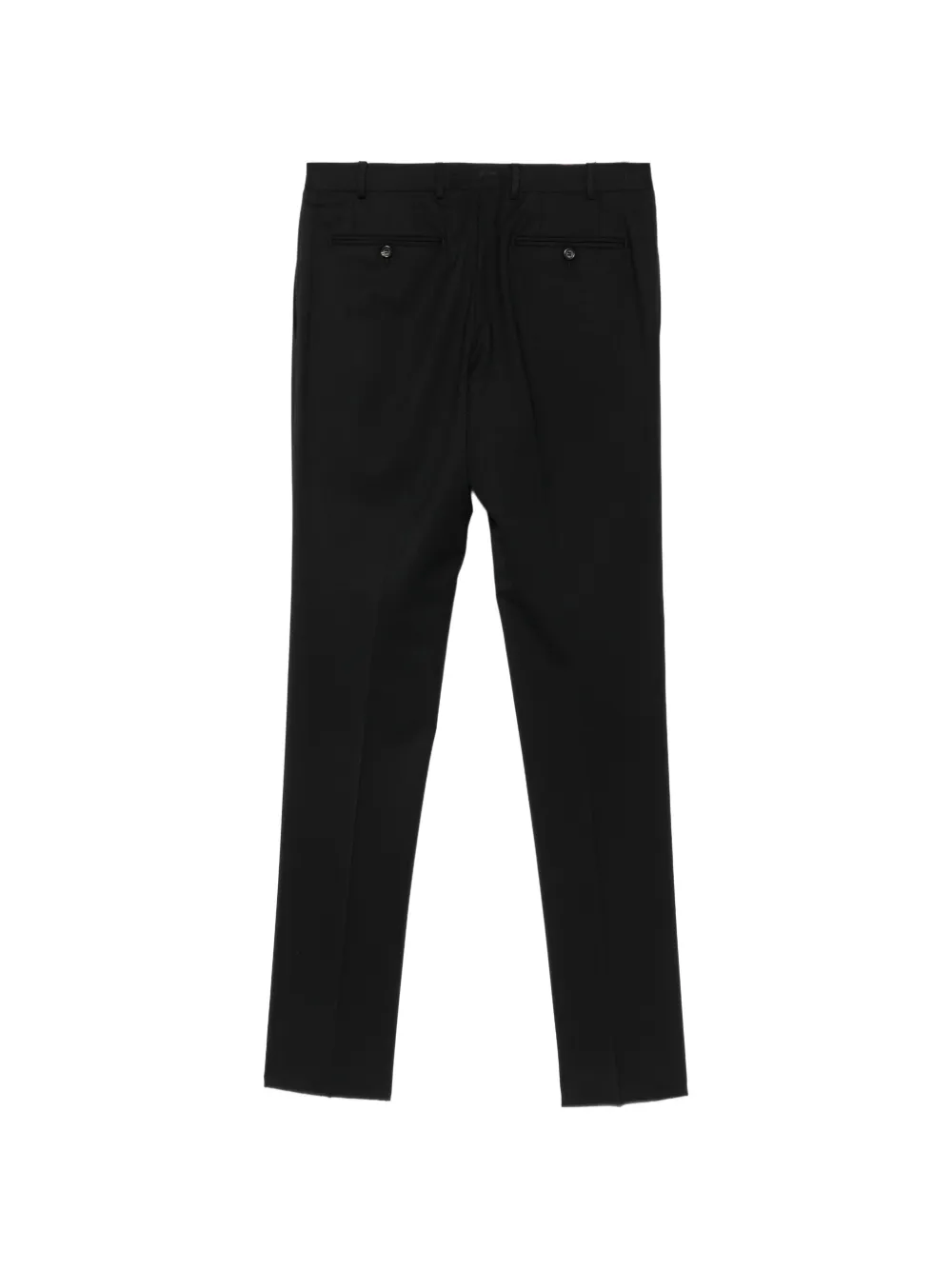Canali pressed-crease tailored trousers Zwart