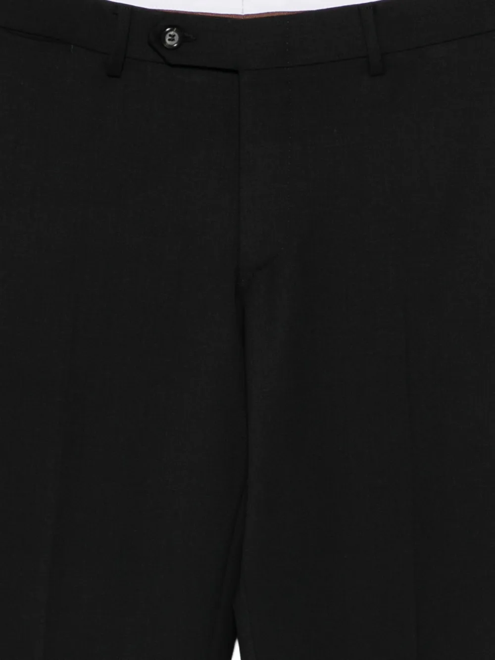 Canali pressed-crease tailored trousers Zwart