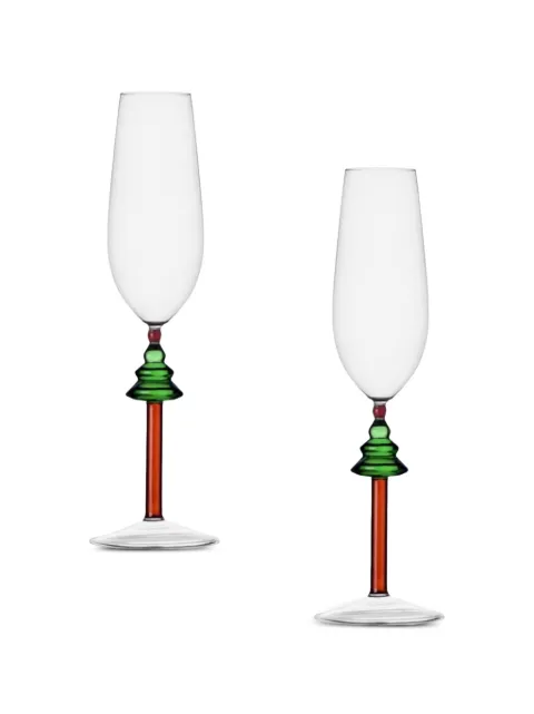Ichendorf Milano Christmas-tree flutes (set of two)