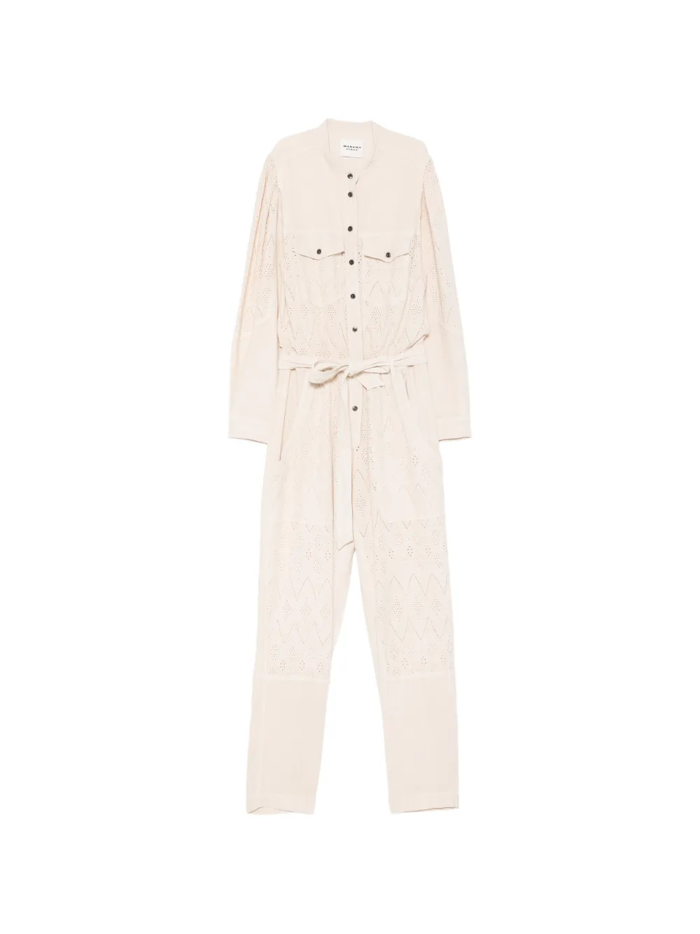 MARANT ÉTOILE Kellen Jumpsuit mit Gürtel - Nude