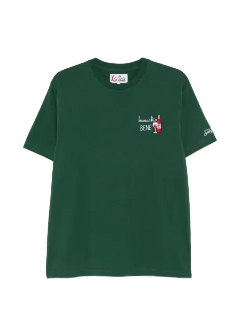 MC2 Saint Barth embroidered logo-patch T-shirt