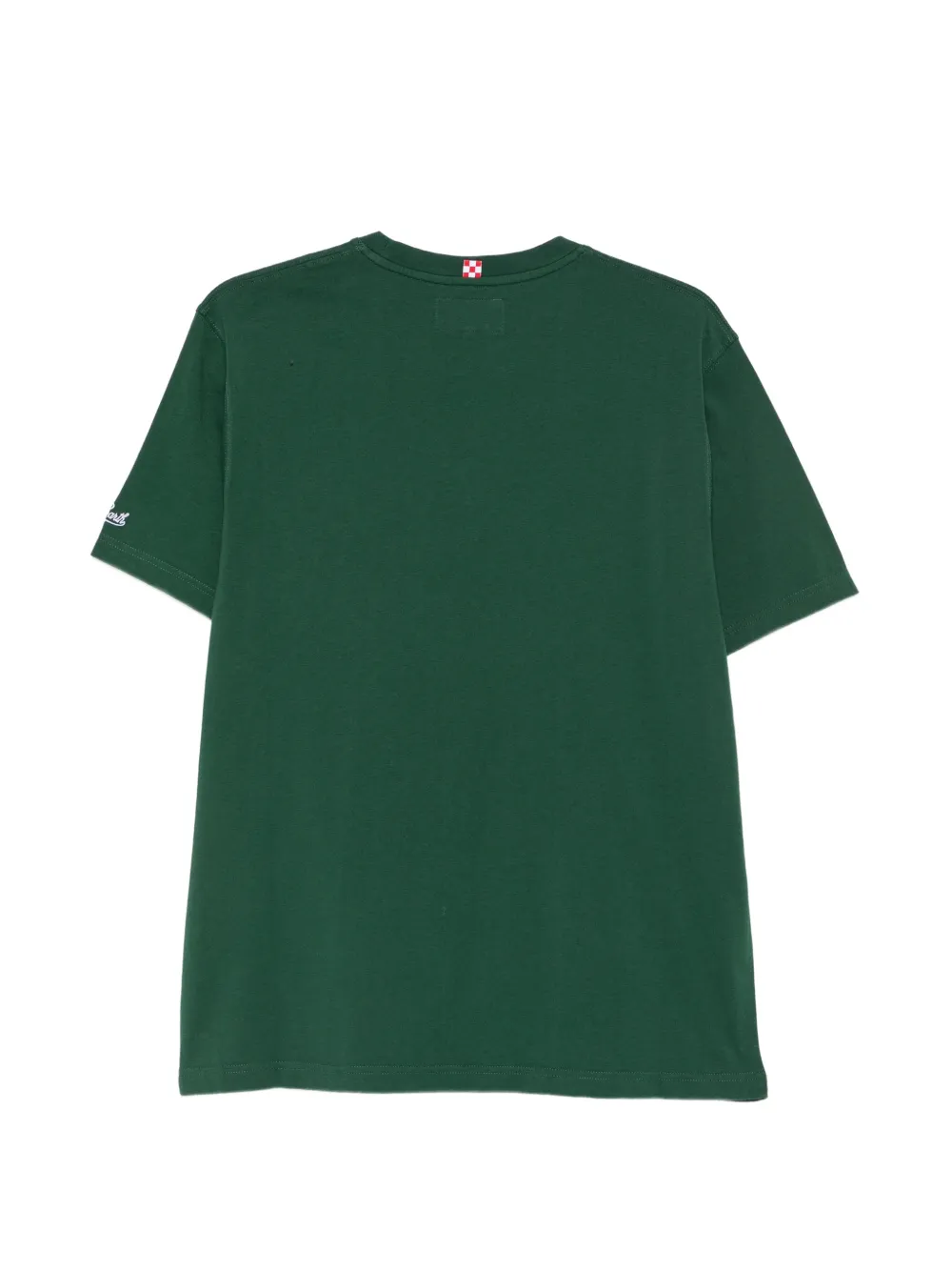 MC2 Saint Barth embroidered logo-patch T-shirt Groen
