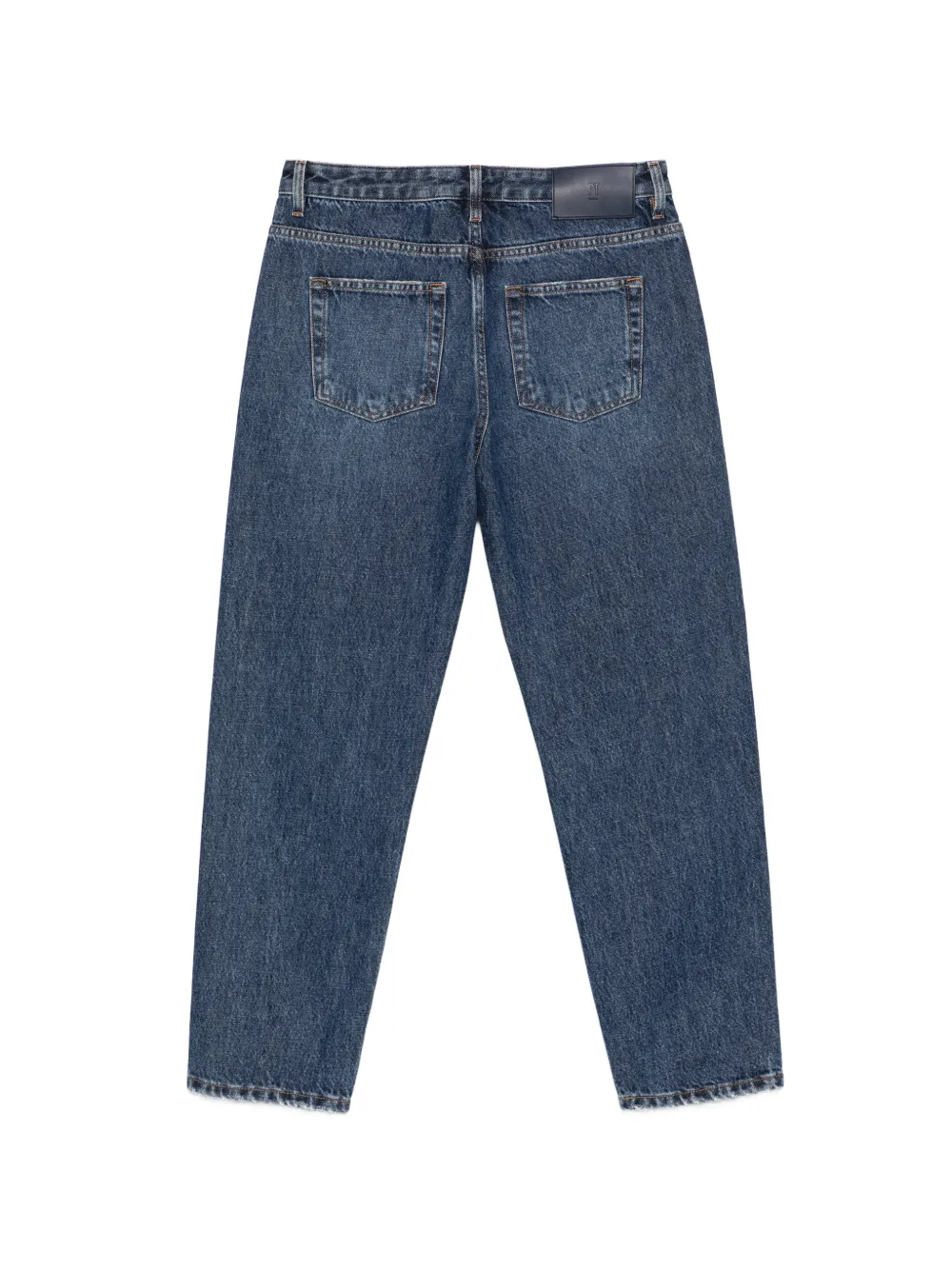 PT Torino Straight jeans met vervaagd effect Blauw