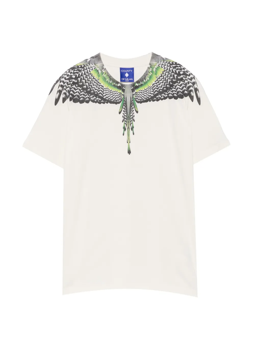 COUNTY OF MILAN KIDS crew-neck T-shirt - Bianco