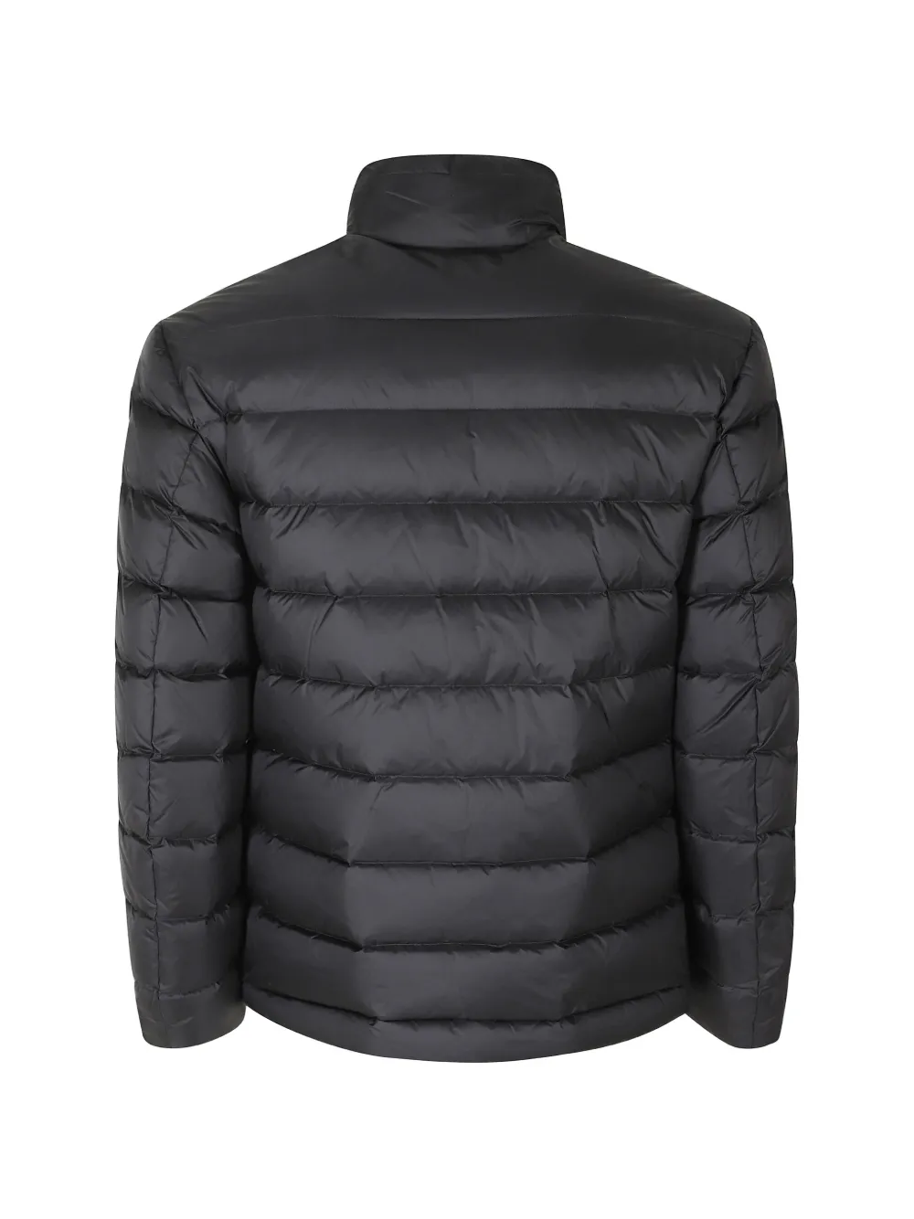 Blauer quilted jacket Zwart