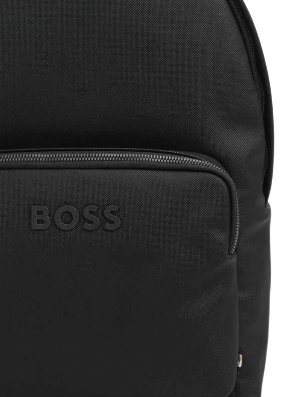 BOSS Rugzak met logopatch Zwart