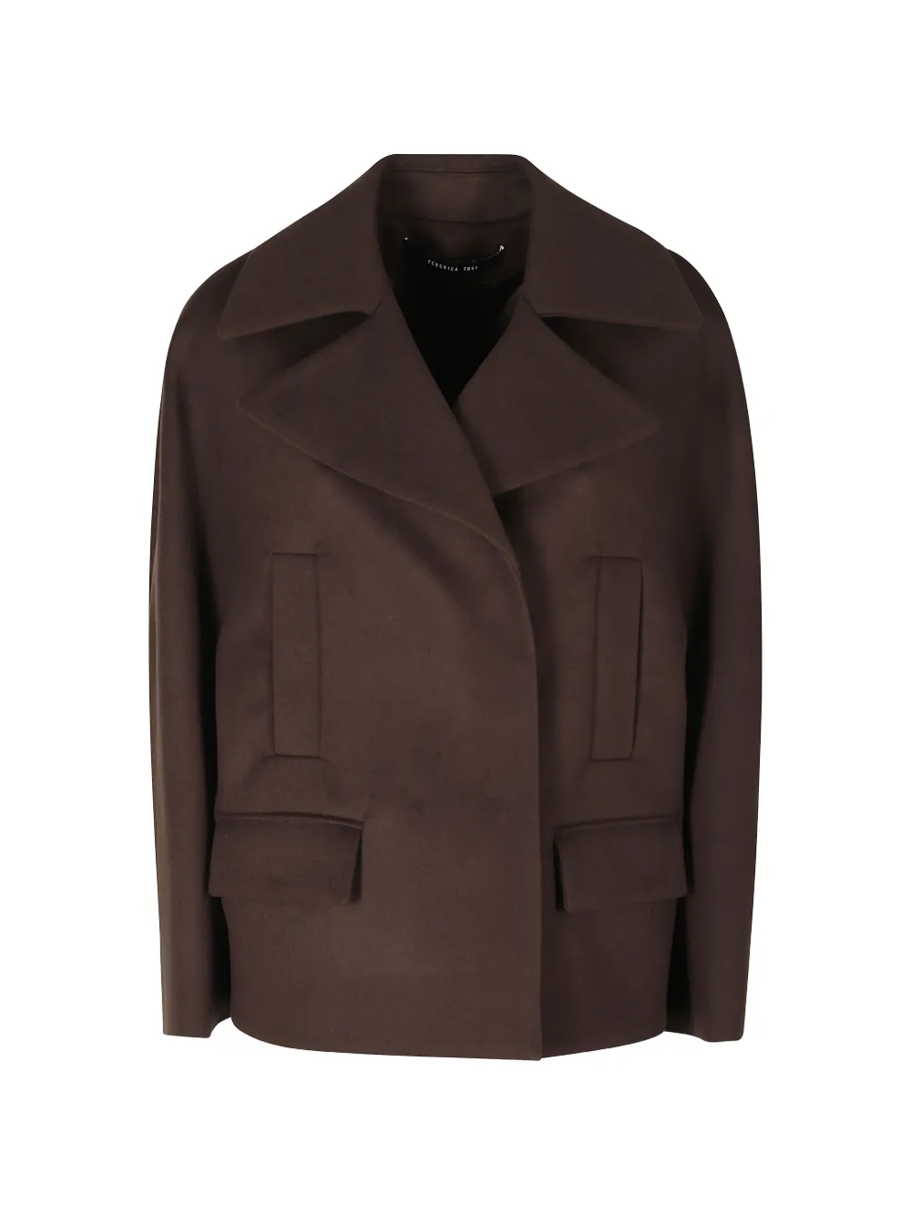 Federica Tosi double-breasted coat - Marron Federica Tosi double-breasted coat - Marron