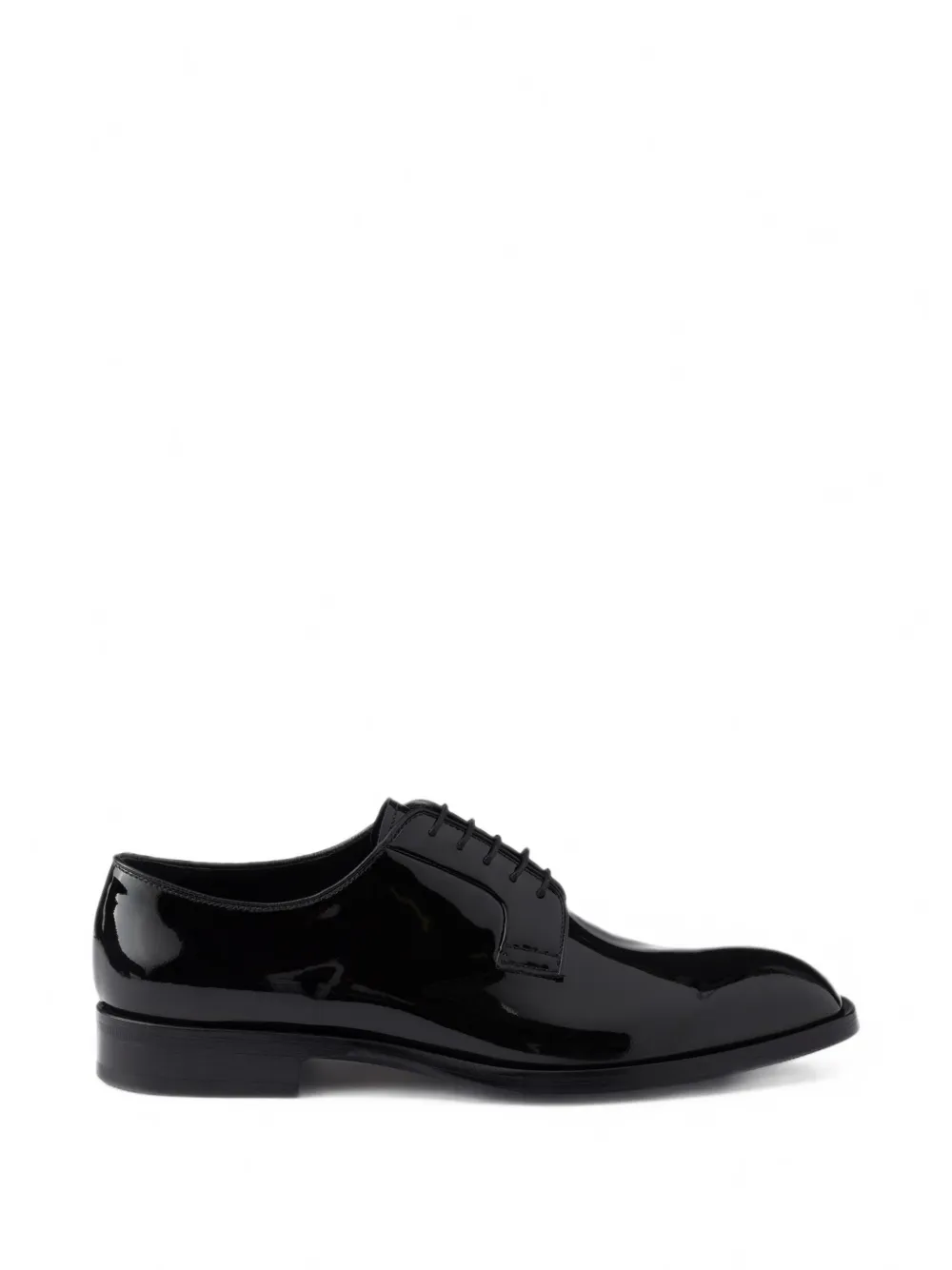 Prada Derby-Schuhe aus Lackleder - Schwarz