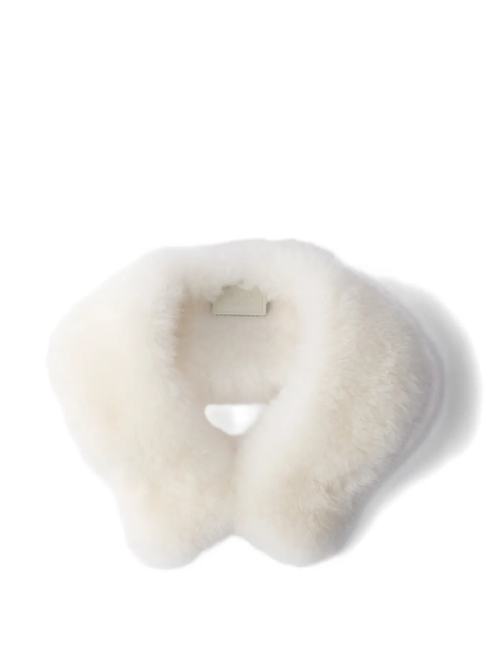 Prada goat-fur collar