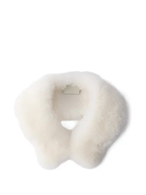 Prada goat-fur collar