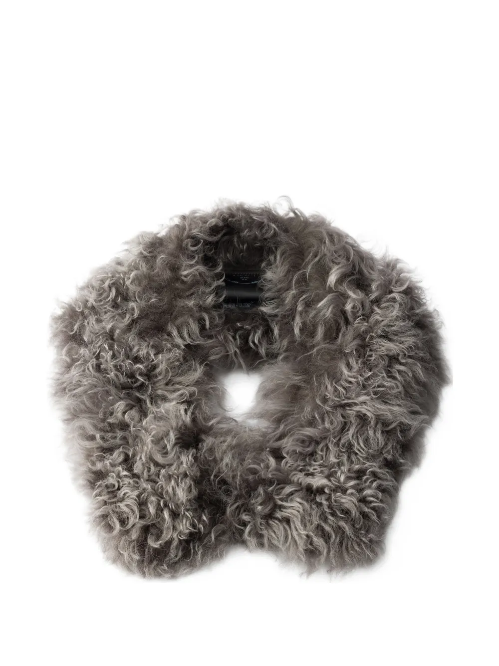 Prada shearling collar - Grigio
