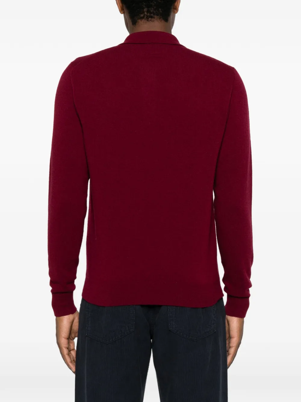 Drumohr Trui met polokraag en lange mouwen Rood
