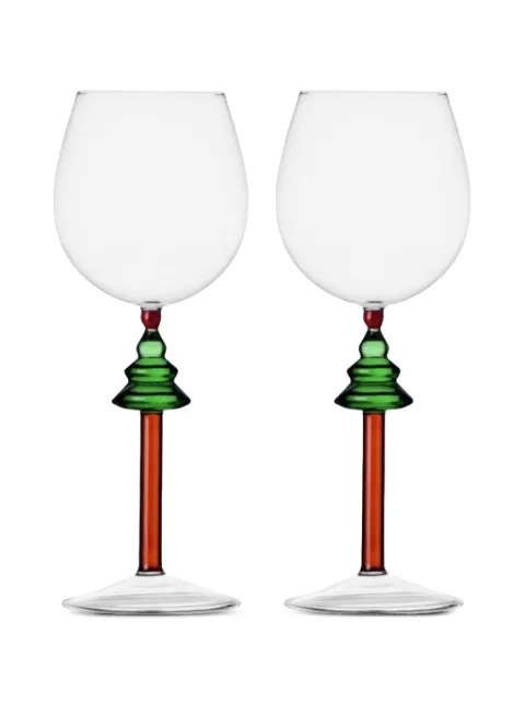 Ichendorf Milano Christmas-tree wine glasses (set of two)