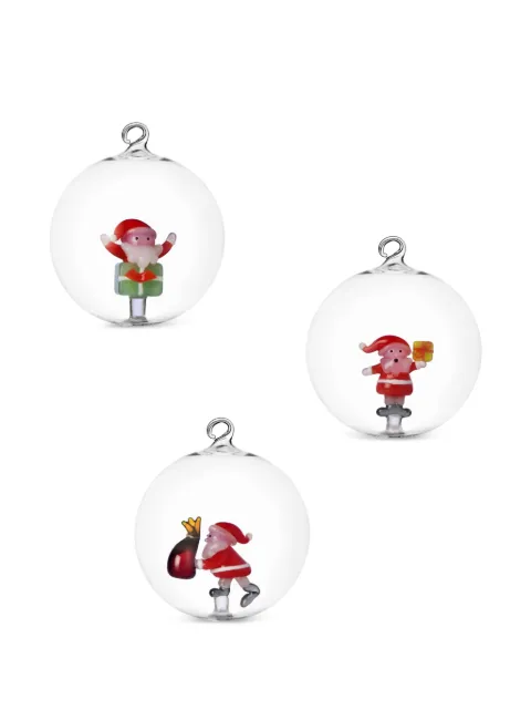 Ichendorf Milano set de tres adornos de Papá Noel