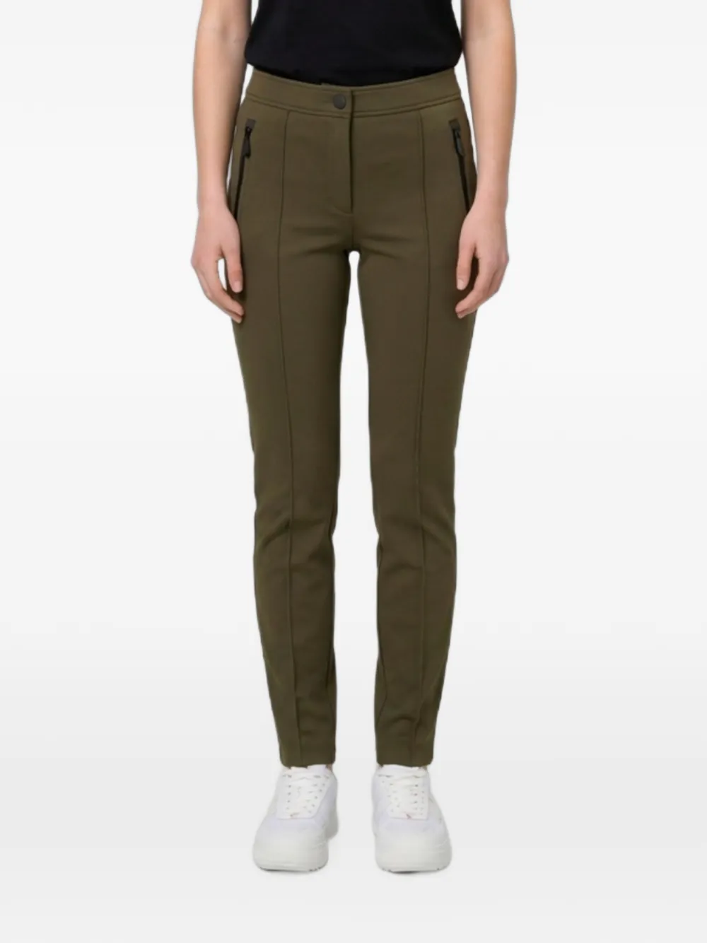 Moncler Grenoble seamed slim-fit trousers