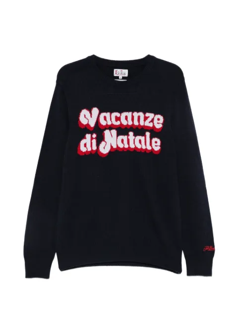 MC2 Saint Barth logo-intarsia wool sweater