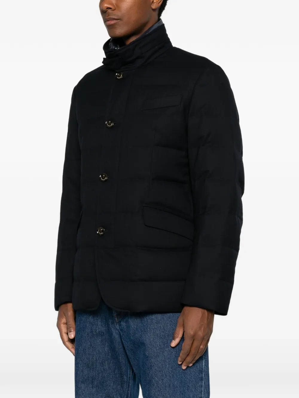Montecore long-sleeve quilted jacket - Bleu Montecore long-sleeve quilted jacket - Bleu