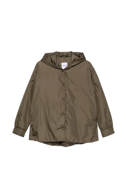 ASPESI veste Beth à capuche et boutons pression