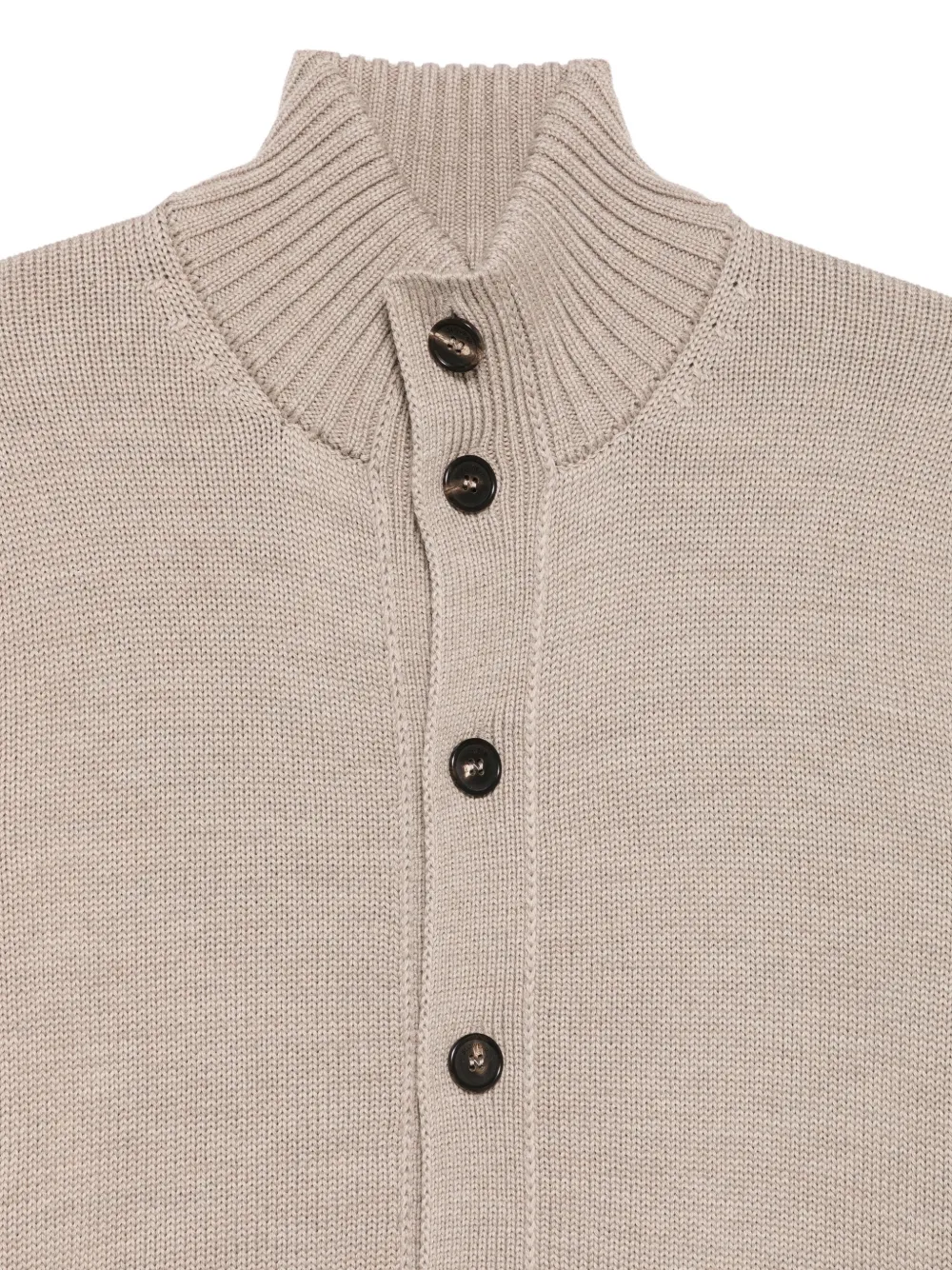 Zanone button-up wool cardigan Beige